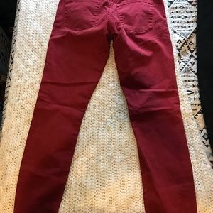 Articles of Society Red Skinny Jeans Size 25